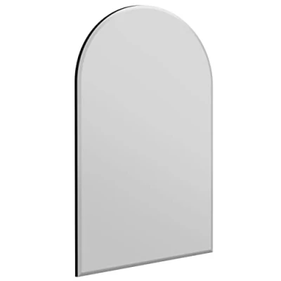 Image of MirrorOutlet,120 X 80,Frameless,YC108 Large Arched Modern Venetian Glass bevelled Wall Mirror 2Ft7 3Ft11 (80cm 120cm)