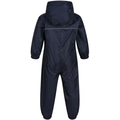 Image of Regatta Professional Paddle Rain Suit Kids Navy 12 18 Months (86cm)