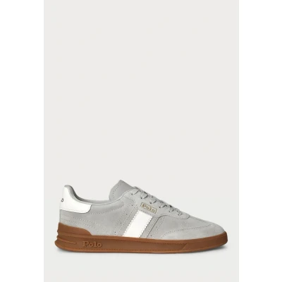 Image of Polo Ralph Lauren HERITAGE AERA PP women&#039;s Shoes (Trainers) in Grey