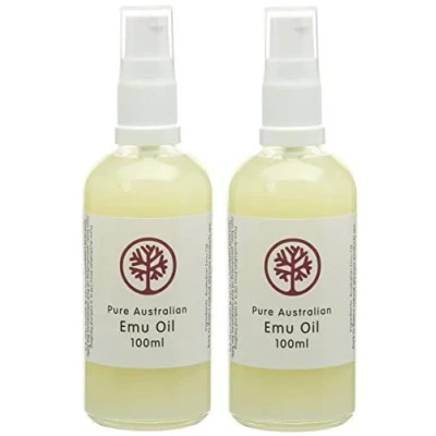 Image of 100ml Bottle of Pure FREE RANGE Australian EMU Oil PACK 2