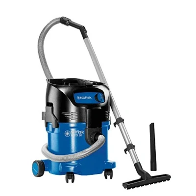 Image of Nilfisk Alto 107413590 Attix 30 01 Wet and Dry Vacuum Cleaner, Blue, 230V, 1500W