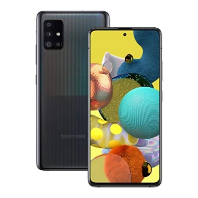 Image of Samsung Galaxy A51 5G Prism Cube Black 128GB Android Smartphone, SIM Free Mobile Phone (Renewed)