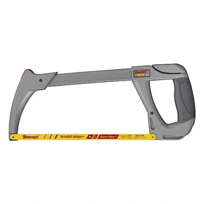 Image of Starrett Multifunctional Hand Hacksaw K145 Hack Saw Frame with Adjustable Tension &amp; 300mm Blade For Plastic, PVC Pipe, Wood Sheets