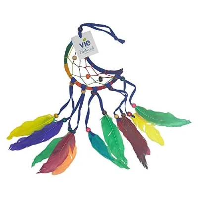 Image of VIE Naturals Tree of Life Dream Catcher, 9cm, Rainbow