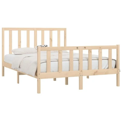 Image of vidaXL Bed Frame without Mattress 160x200 cm Solid Wood