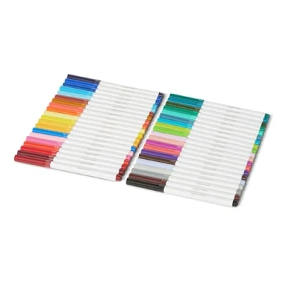Image of Amazon Basics Super Tip 40 Colours Washable Markers, Pack of 40, Multicoloured