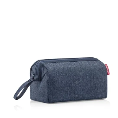 Image of Reisenthel WC4113 TRAVELCOSMETIC HERRINGBONE DARK BLUE Gym Bag Women&#039;s Size Unica