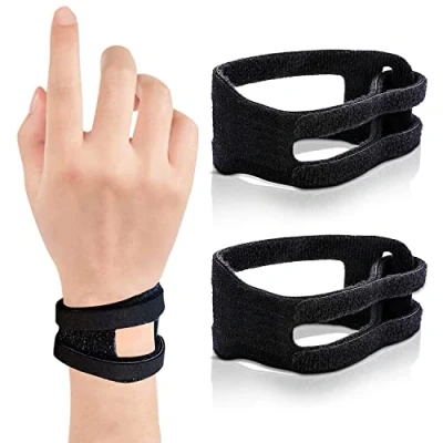 Image of Newsmy 2 Pcs Wrist Brace Bands, Supports, Bandage Support, (Left &amp; Right Hand)