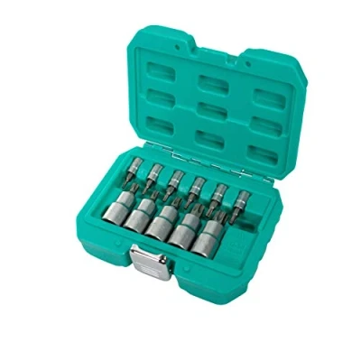 Image of WIESEMANN 1893 Bit Socket Set Suitable for Torx, TX10,15,20,25,27,30,40,45,50,55,60 1/4&quot; 1/2&quot; Torque Wrench, Ratchet Impact Power Drills I 81451