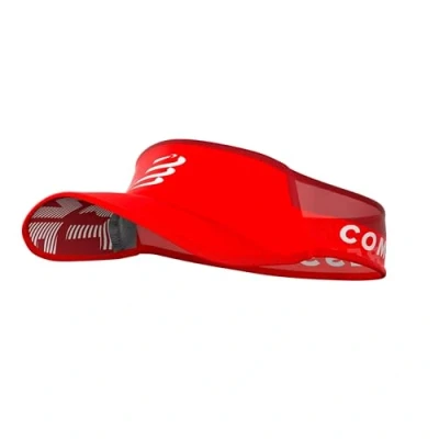 Image of COMPRESSPORT Comresport Visor Ultralight Unisex Sports Visor, Unisex_Adult, CU00005B, red, Uniq Size