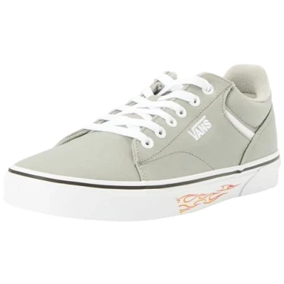 Image of Vans Men&#039;s Seldan Sneaker, Variety Sidewall Grey, 7 UK