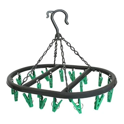 Image of JVL 20 Piece Peg Oval Sock Dryer