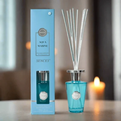 Image of UNIQUE HOME LIVING Boutique Reed Diffuser 1000ml Scented Wick Fragrance Aqua Marine Aromatherapy