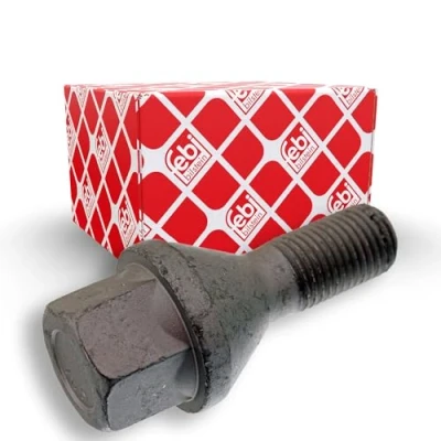 Image of 1351202080, 1363349080 Wheel Bolt FEBI BILSTEIN 46684 M14 x 1,5 Conical Seat F 22mm 10.9 for light alloy rims, Steel rims 21 Male Hex