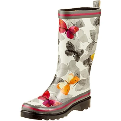 Image of Beck Women&#039;s Schmetterling Rain Boot, Multicolour, 7.5 UK