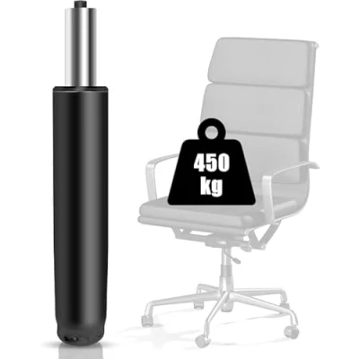 Image of gas lift, office chair, replacement 1000 lbs (450 kg), pressure damper for swivel chairs, apply chairs and height adjustable spring, parts,