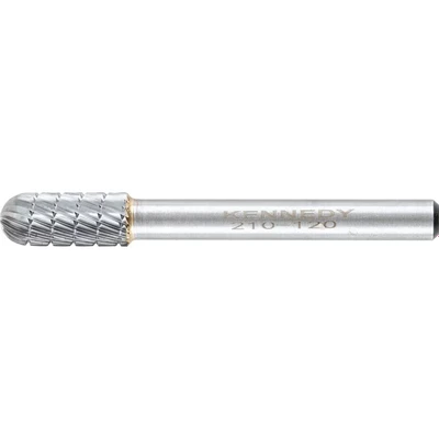 Image of Kennedy 8X20MM Cylindrical Carbide Ball Nose Burr Cut 9