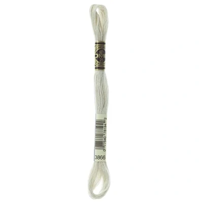 Image of DMC 117MC 3866 Embroidery Floss, Cotton, Beige, 8 Metres