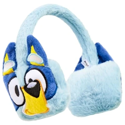 Image of Bluey Girls Fluffy Earmuffs, Winter Accessories Ear Warmers Gifts for Kids
