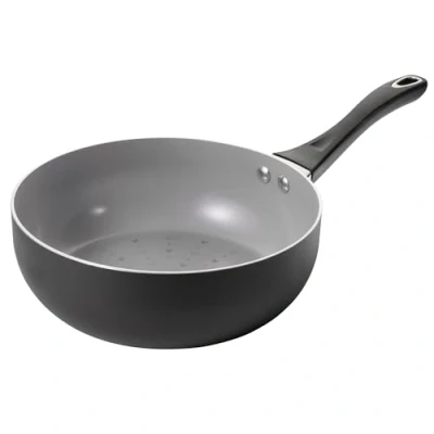 Image of Prestige Disney Monochrome Mickey Mouse Non Stick Ceramic Pan Deep Multi Pan, 24cm, Toxic Cookware