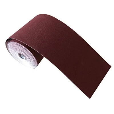 Image of Sandpaper Roll Metal and Wood 115mm x 10m 120 Grit Corundum