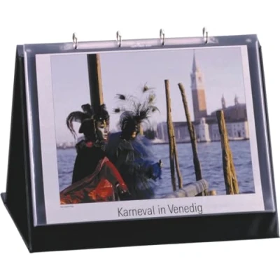 Image of Durable Punched Pockets for 8572 and 8569 A3 Landscape Table Top Presenter Pack of 10