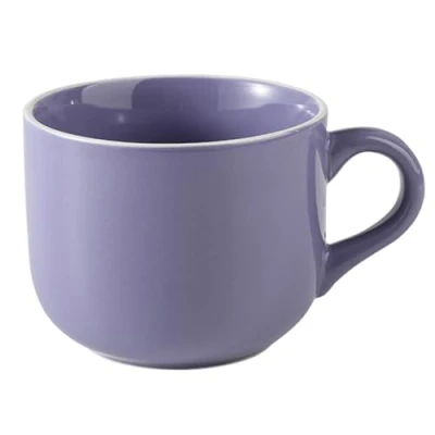 Image of Large Mug 600 ml, Ceramic Coffee Cup, Mug, Cappuccino Cups, Jumbo Cereal Bowls with Handle, XXL Cup