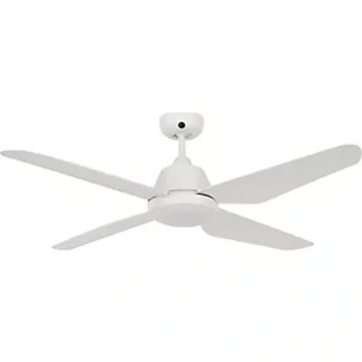 Image of Beacon Lighting LED ceiling fan Aria white silent 122 cm