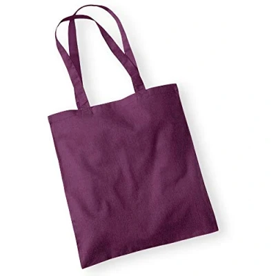 Image of Westford Mill W101 Bag for Life Long Handles Plum