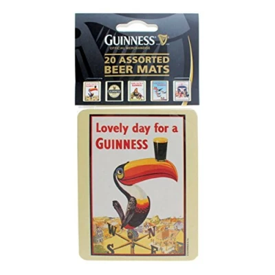 Image of Guinness Heritage 20 Pk Coasters