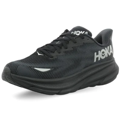 Image of HOKA Clifton 9 GTX Neutral running shoes, Men&#039;s, Size: 7.5, Black Textile/synthetics