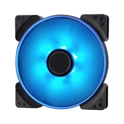Image of Fractal Design Prisma SL 14 140mm Silent Computer Fan Six Blue vibrantly coloured LEDs Optimized for Computing LLS Bearings TripWire Technology (Single)