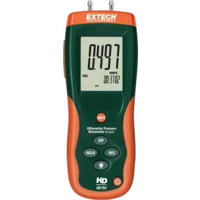 Image of Extech HD755 0.5 PSI Manometer and Pressure Meter
