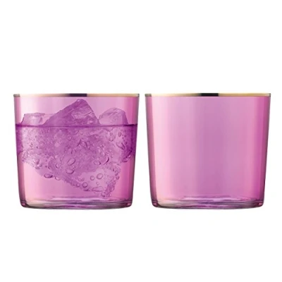 Image of LSA International Sorbet Tumbler 310ml Raspberry x 2, Pink, Set of 2