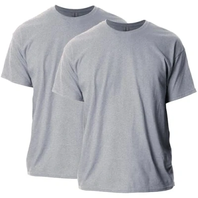 Image of Gildan Unisex&#039;s Ultra Cotton T Shirt, Style G2000, Multipack, Sport Grey (2 Pack), 3XL (Pack of 2)