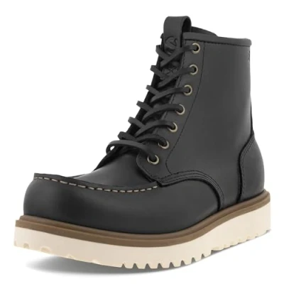 Image of Staker Full Grain Leather Men&#039;s Ankle Moc Toe Boots
