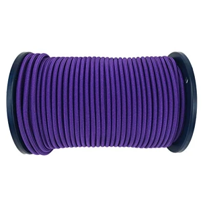 Image of 10mm Purple Elastic Shock Cord x 20 Metres, Bungee Rope Tie Down Strong