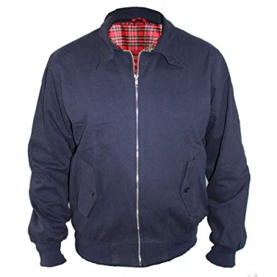 Image of Harrington Jacket by SKYTEXUK Classic/Retro/Mod/Scooter, 8 colours, sizes S 5XL (M, Navy)