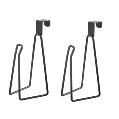 Image of vdha 2 Pack Over The Tank Toilet Paper Holder, Roll Holder Stand, Metal Tissue for Bathroom Organiser