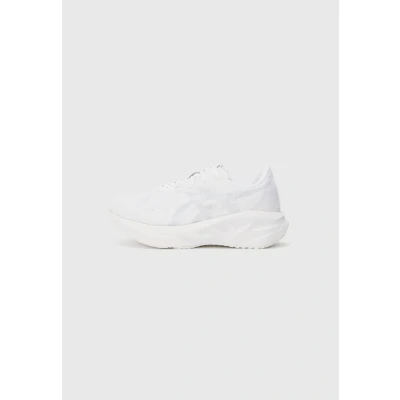 Image of Asics Novablast 5 Women&#039;s Running Shoes Size 6 White, Lightweight &amp; Responsive Performance