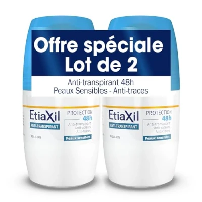 Image of Etiaxil Anti Perspirant Deodorant 48h Roll on 2 x 50ml