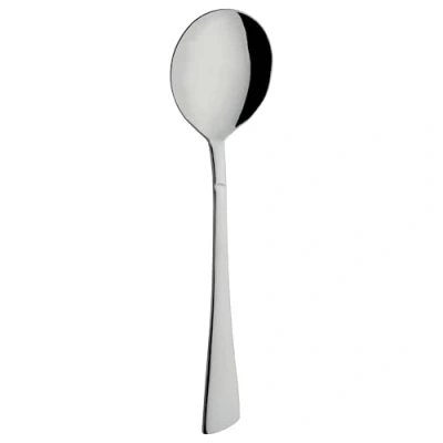 Image of Grunwerg Jupiter Soup Spoons SUSJPT, 18/0 Stainless Steel, Set of 12