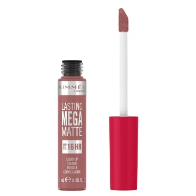 Image of Rimmel London Lasting Mega Matte Liquid Lipstick, Long Lasting, Hydrating, Vegan Formula 110 Blush, 7.4ml