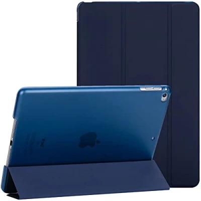 Image of For Apple iPad Mini 1/2/3 Smart Magnetic Stand Case with Automatic Wake/Sleep (Blue)