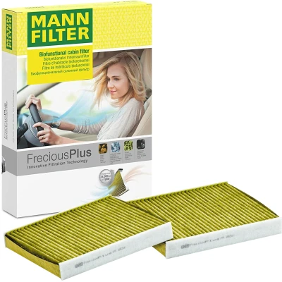 Image of 64116809933, 64116991537, 64119163328, 64119163329, 64119272641 Pollen FILTER MANN FP 2533 2 BMW: 6 Gran Coupe, 5 Saloon, Touring