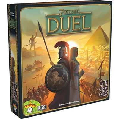 Image of Repos Production, 7 Wonders Duel, Board Game, Ages 10+, 2 Players 30 Minutes Playing Time