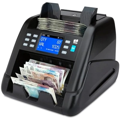 Image of ZZap Banknote Counter &amp; Counterfeit Detector Money Cash Currency Machine (NC55)