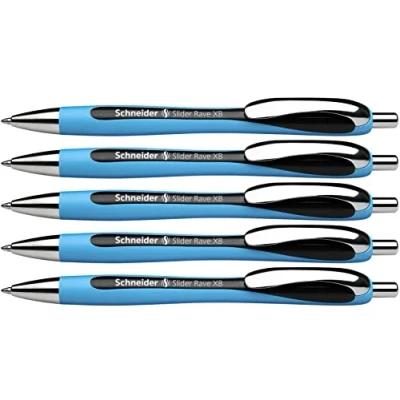 Image of Schneider SCH132501 Xb Rave Retractable Viscoglide Ballpoint Pen Black