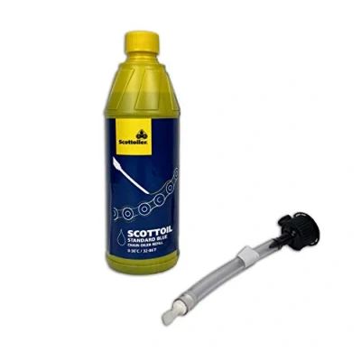 Image of Scottoiler refill oils 500ml Standard Blue with spout