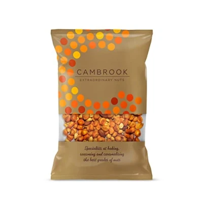 Image of C Cambrook Extraordinary Nuts Mix 17 Baked and Salted Peanuts Almonds Mixed with Giant Chilli Corn, Vegan, Gluten Free, High Protein, Nutritious Snack, Premium Nuts, Share Bag, 3 X 900g
